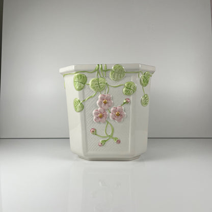 Cache pot en céramique avec relief , Martan , Portugal , 1960/80