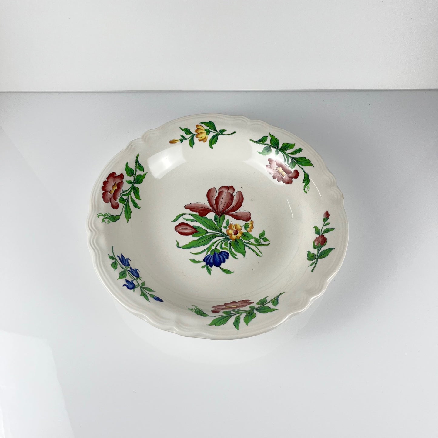 Grand plat creux Sarreguemines Cernay, 1970/80