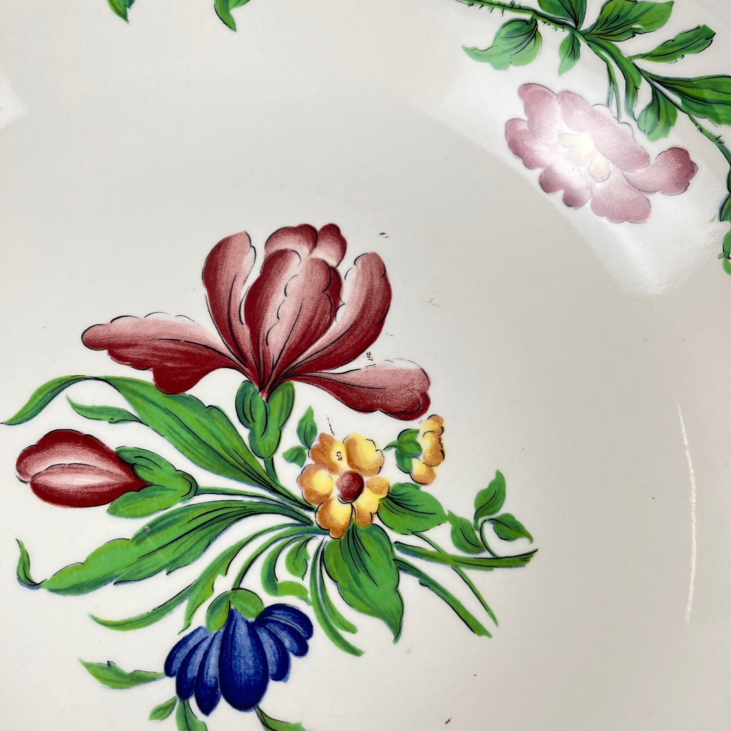 Grand plat creux Sarreguemines Cernay, 1970/80
