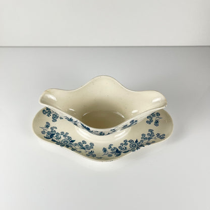 Saucière Longwy fin XIXe "Ycho"