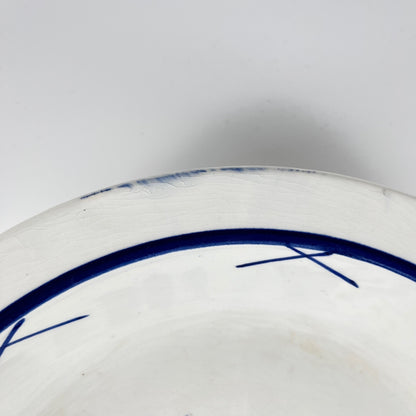 Saladier en porcelaine "Fontainebleau" de Gien, début XXe