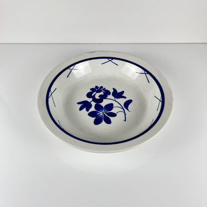 Saladier en porcelaine "Fontainebleau" de Gien, début XXe