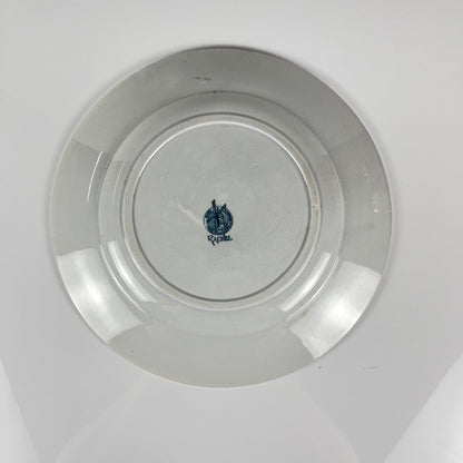 Grand plat rond "Rachel" Moulins des loups & Hamage, terre de fer
