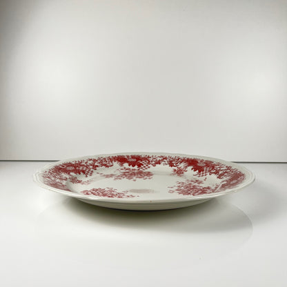 Plat à gateau Villeroy & Boch, modele "Valeria", tons rouge