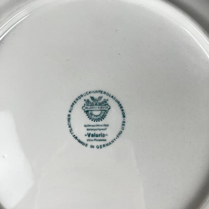 Plat à gateau Villeroy & Boch, modele "Valeria", tons rouge