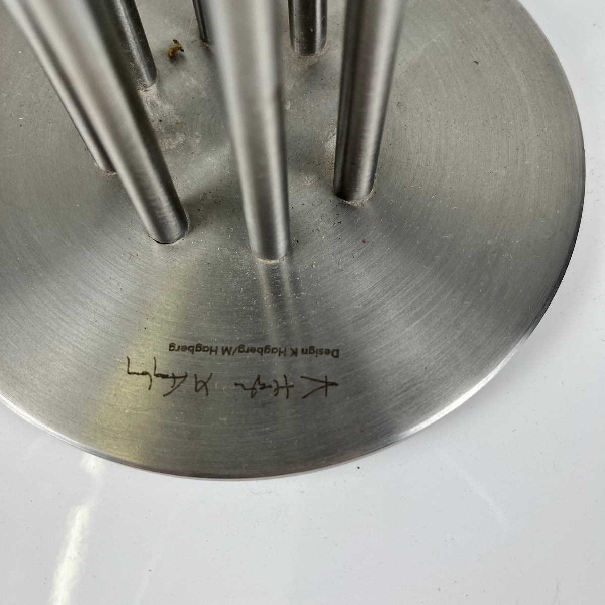Vintage IKEA candle holder by K. & M. Hagberg, 1990