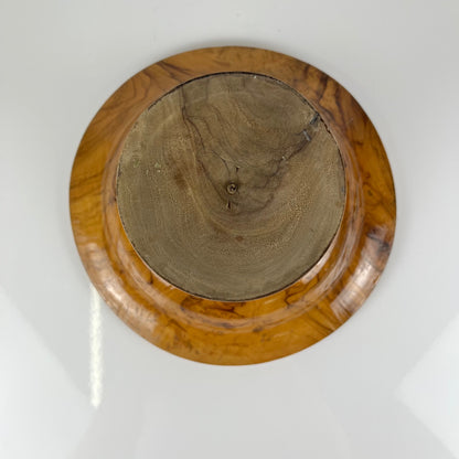 Tazza - Coupe à fruit sur pied monoxyle en bois d'olivier , 1950-60
