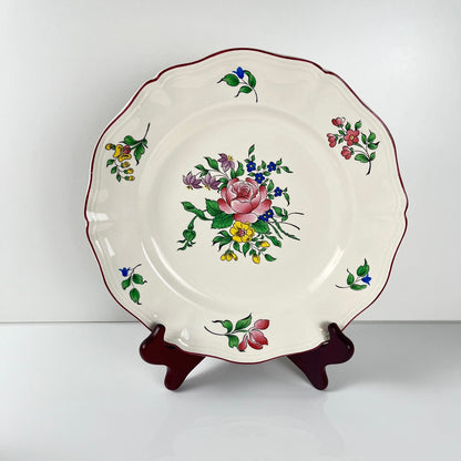 Assiettes plates KG Luneville – modèle Réverbère