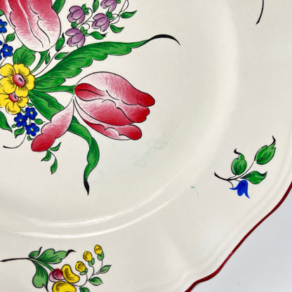 Assiettes plates KG Luneville – modèle Réverbère