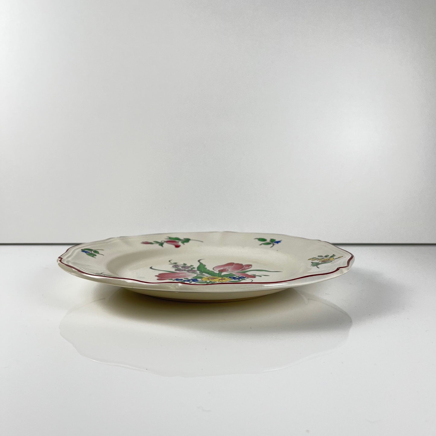 Assiettes plates KG Luneville – modèle Réverbère