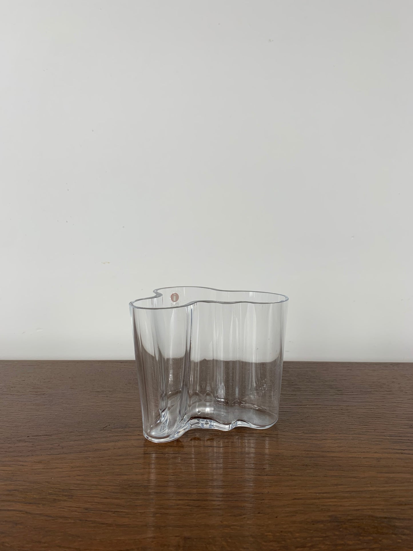 Alvar Aalto vase, Iittala, transparent 95mm