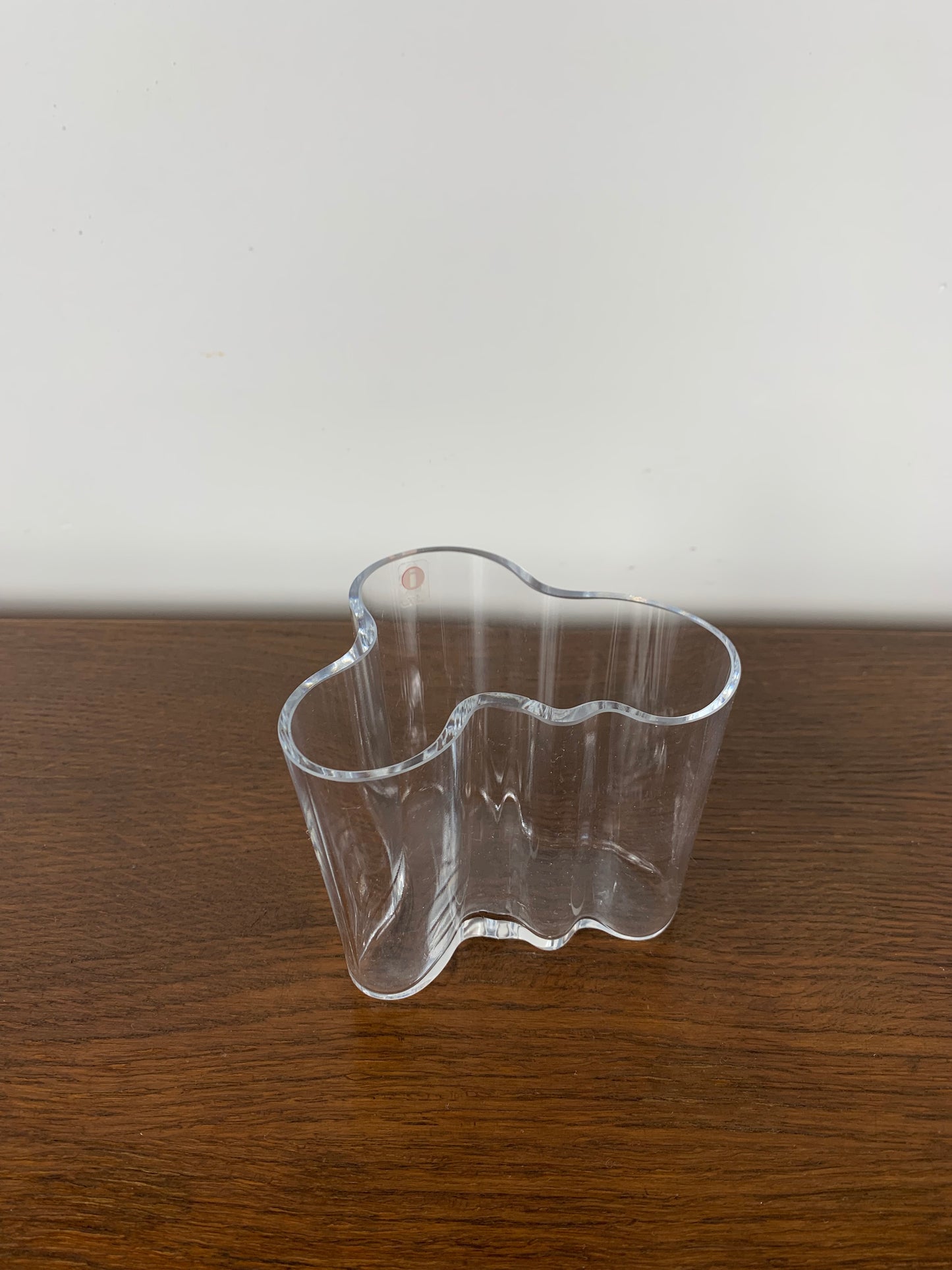 Alvar Aalto vase, Iittala, transparent 95mm