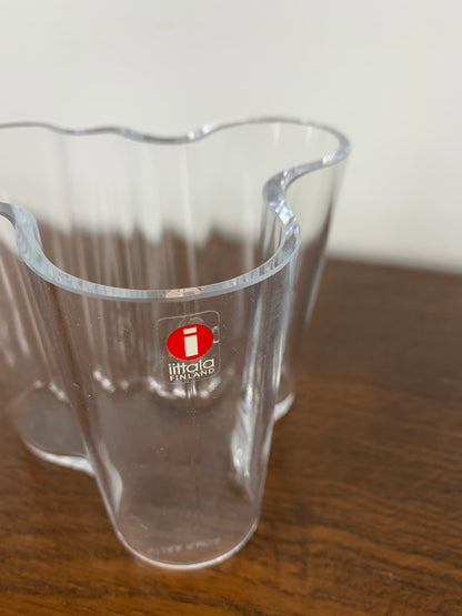 Alvar Aalto vase, Iittala, transparent 95mm