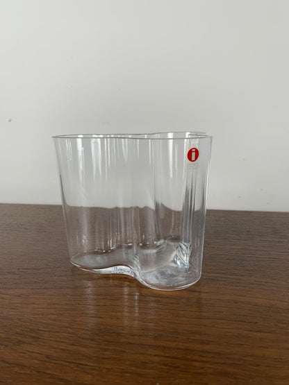 Alvar Aalto vase, Iittala, transparent 95mm