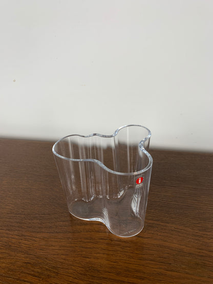 Alvar Aalto vase, Iittala, transparent 95mm