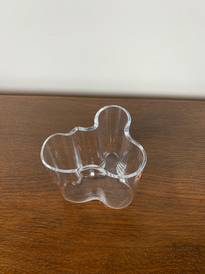 Alvar Aalto vase, Iittala, transparent 95mm