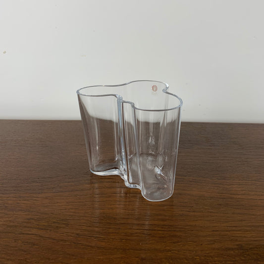 Vase Alvar Aalto, Iittala, transparent 95mm