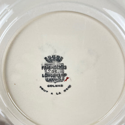 Longchamp "Colmar" model dessert plate set