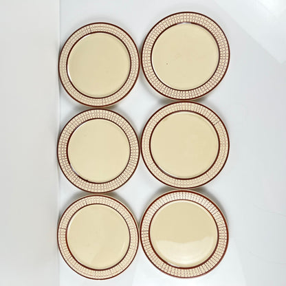 Longchamp "Colmar" model dessert plate set
