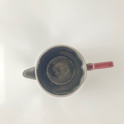 Set à café vintage en métal chromé et bakélite, années 1940/50