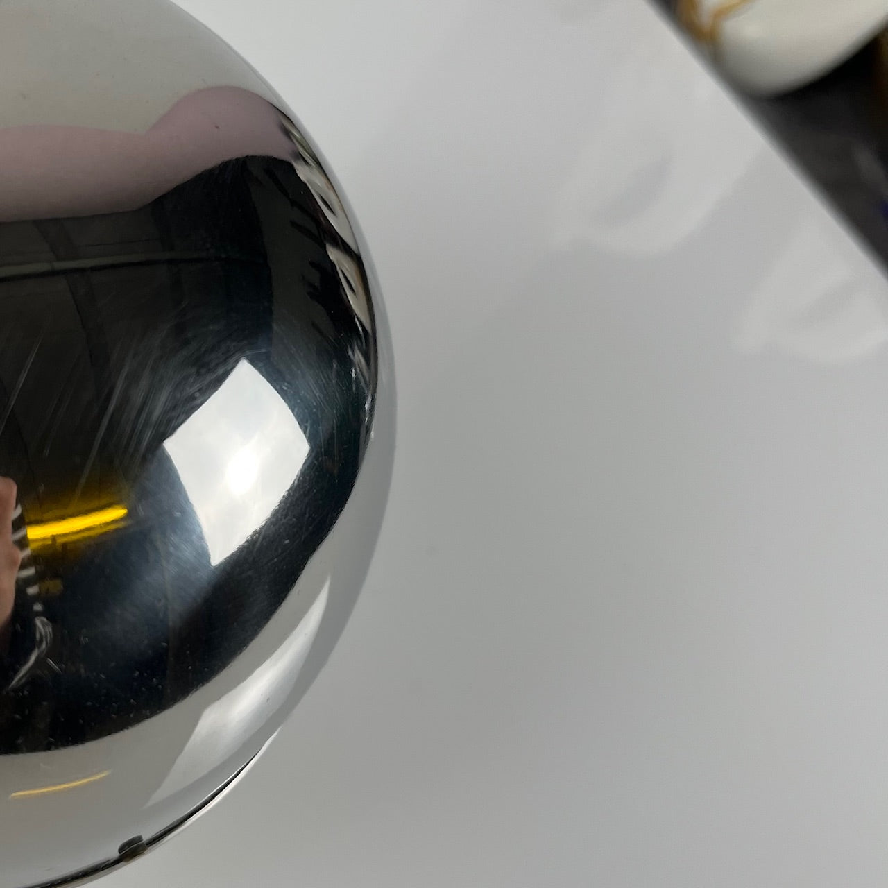 vintage space age style stainless steel sugar bowl