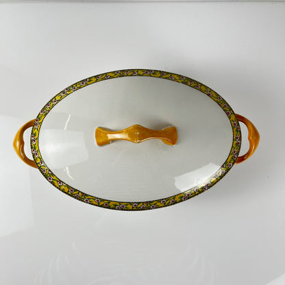 "Yvonne" iron earth soup tureen, Orchies, early 20th century
