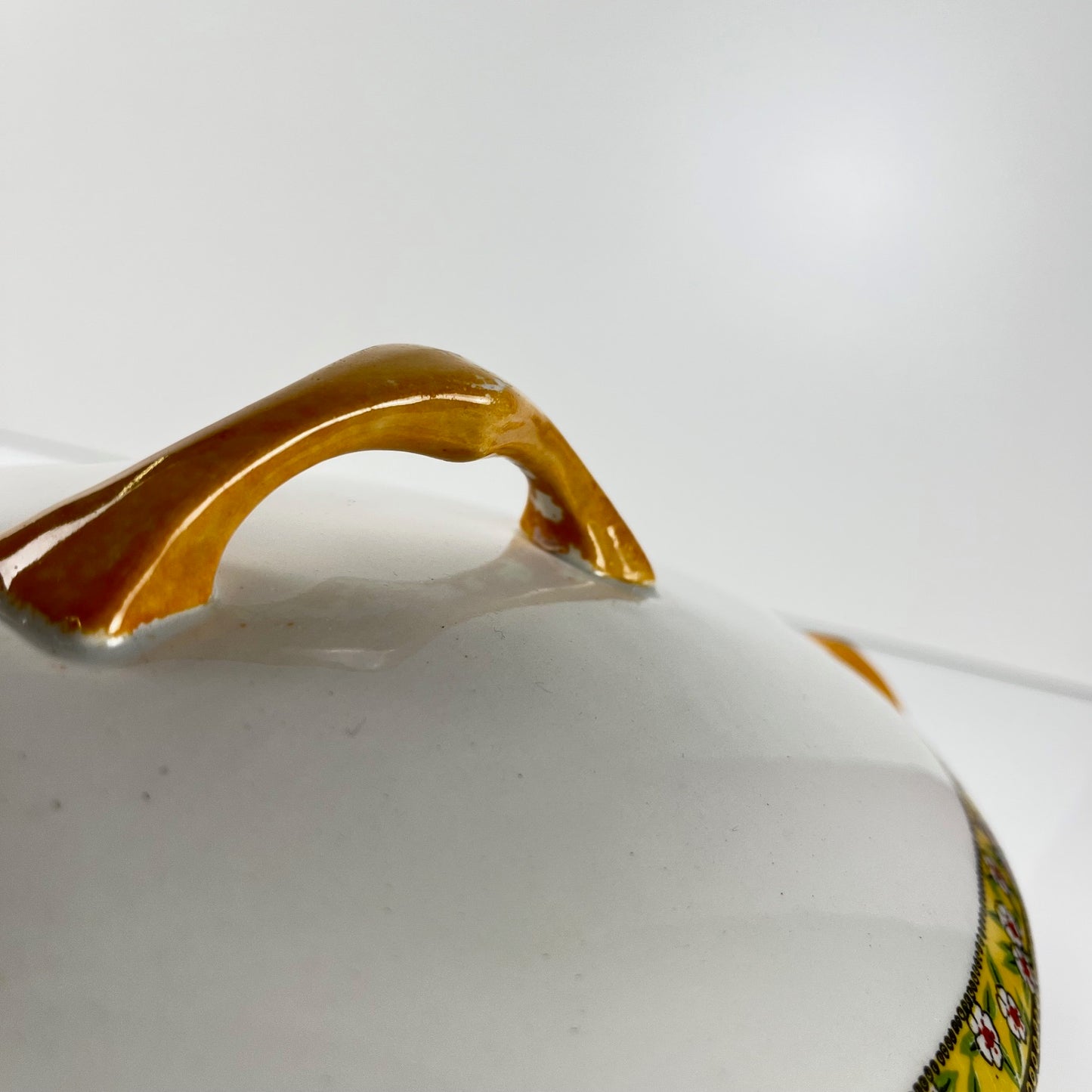 "Yvonne" iron earth soup tureen, Orchies, early 20th century