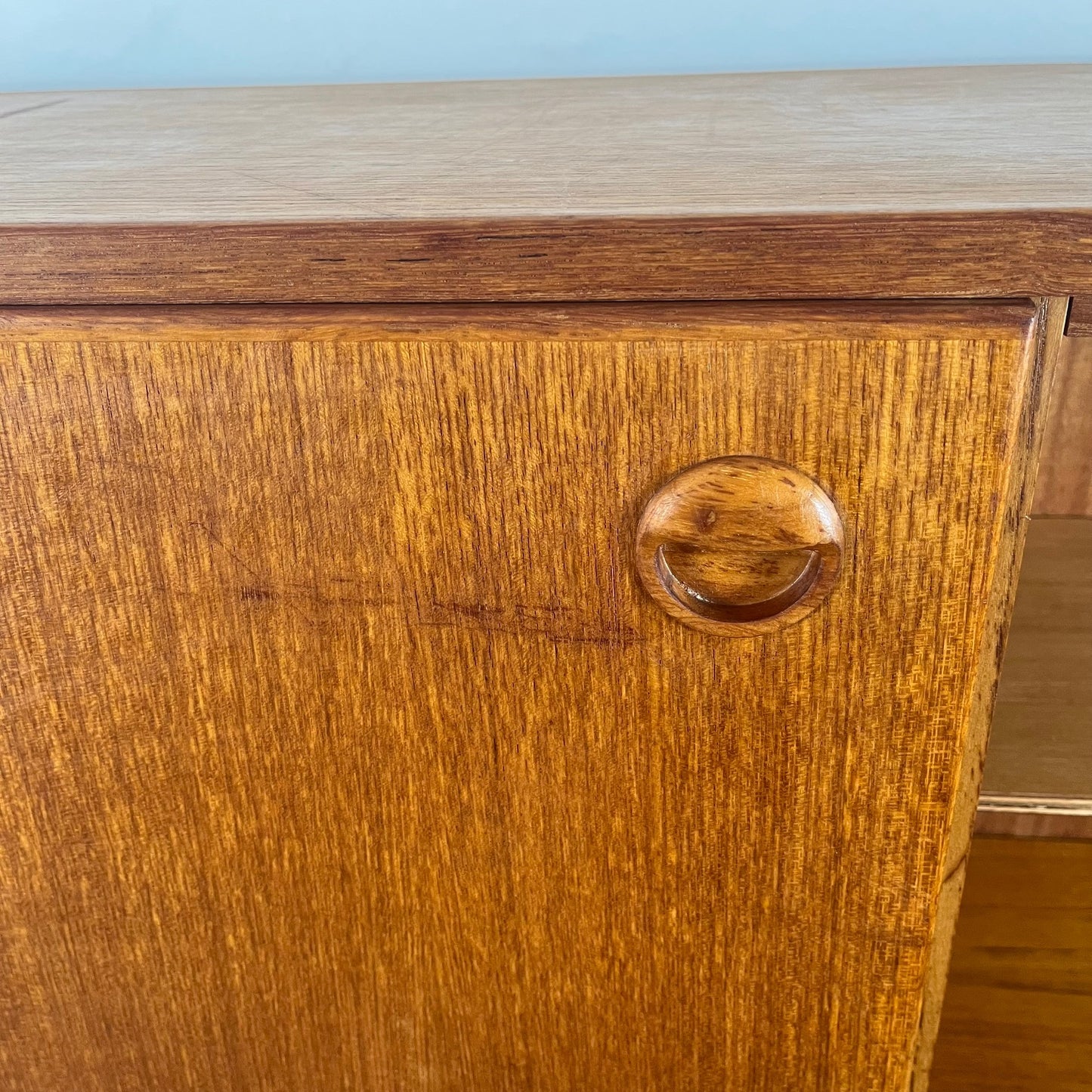 Buffet haut style scandinave en Teck, 1960