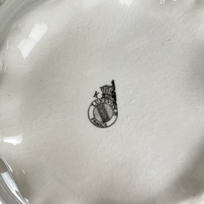 Petite Soupière KG Lunéville, modele "Réverbère" , motif rose