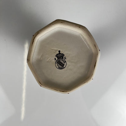 Petit vase tube KG Lunéville, modele "Réverbère"