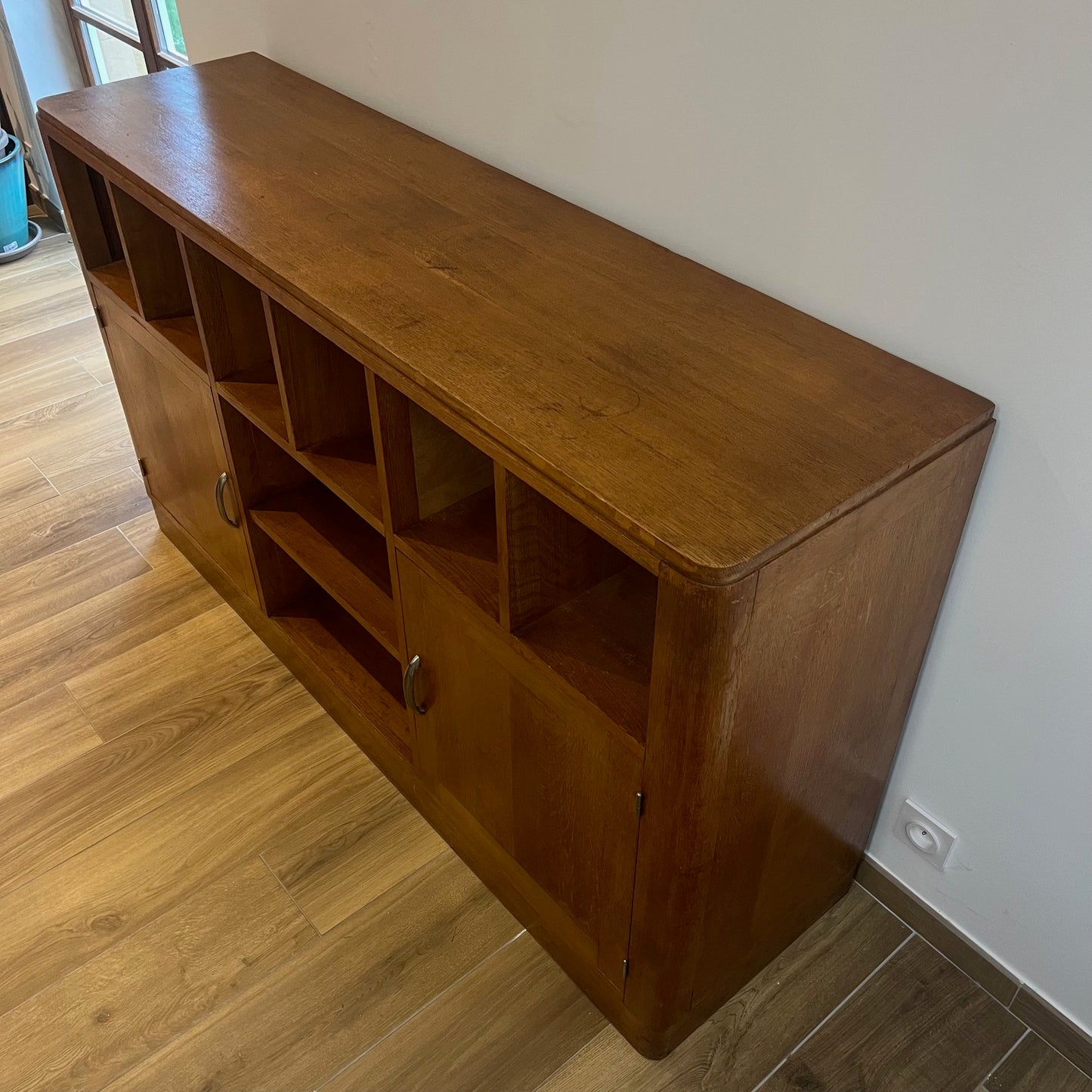 Buffet d'après guerre/ époque reconstruction en chêne , 1940/50