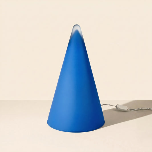 Lampe de table Teepee bleu XXL SCE Habitat, 1980/90