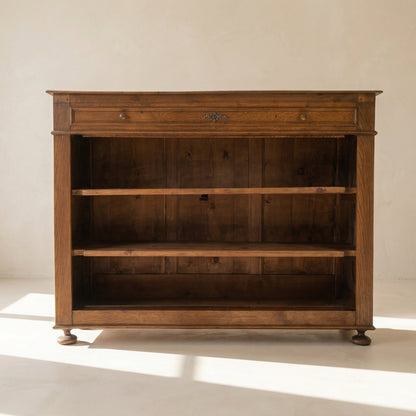 Buffet / vaisselier ouvert en chêne style campagne , 1930/50