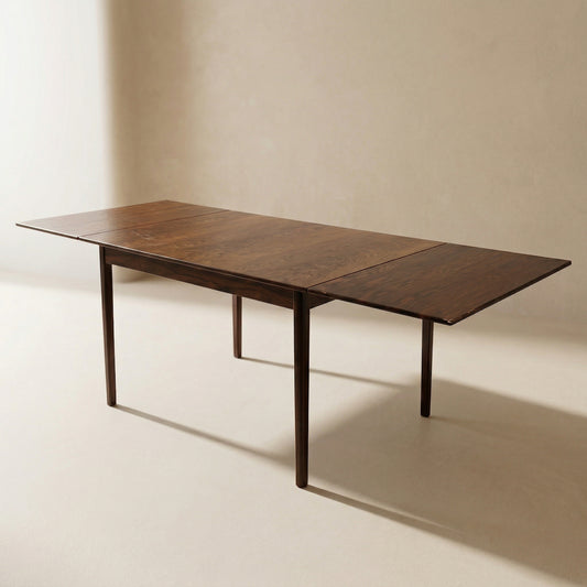 Extendable rosewood dining table, Denmark, 1960s